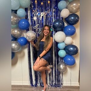 Lulu’s Navy Dress/Romper - Midnights Eras Inspired